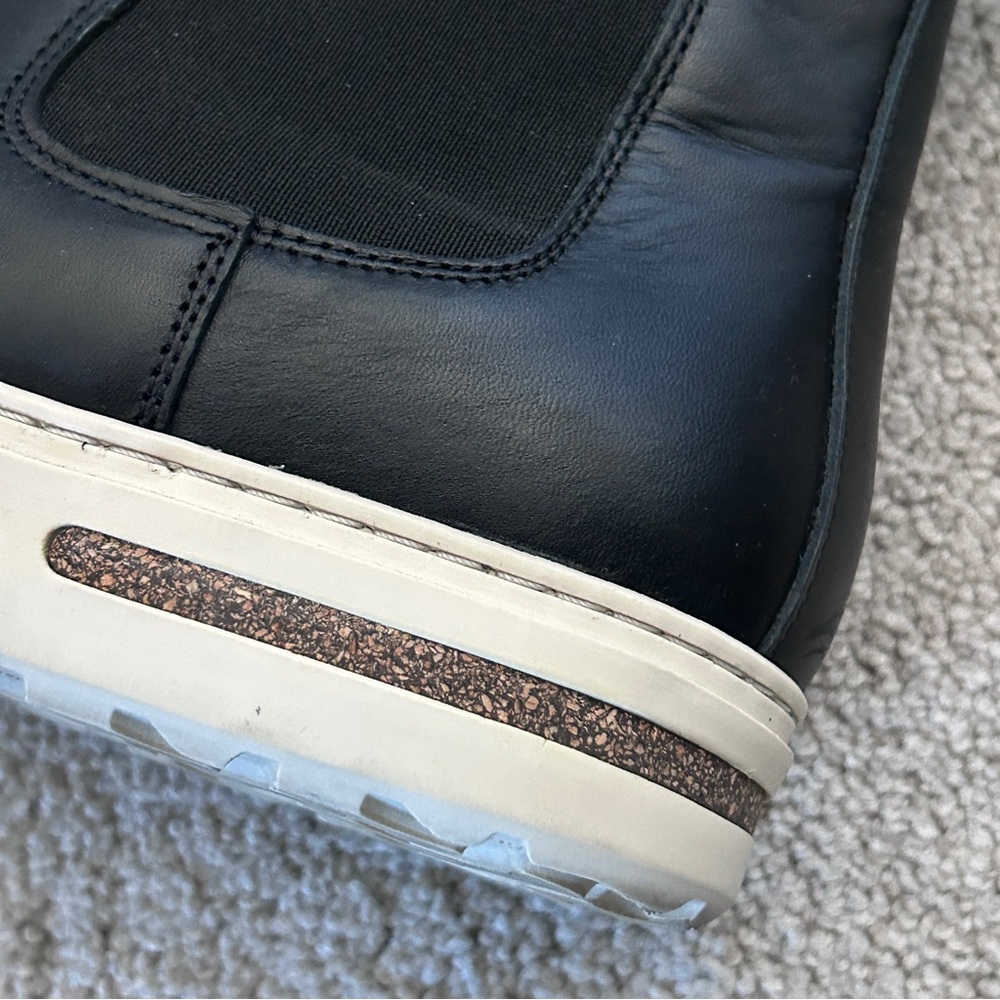 Birkenstock Bend Chelsea Black Leather Sneaker Boot Comfort Bootie 41 / US 10 - Picture 6 of 10